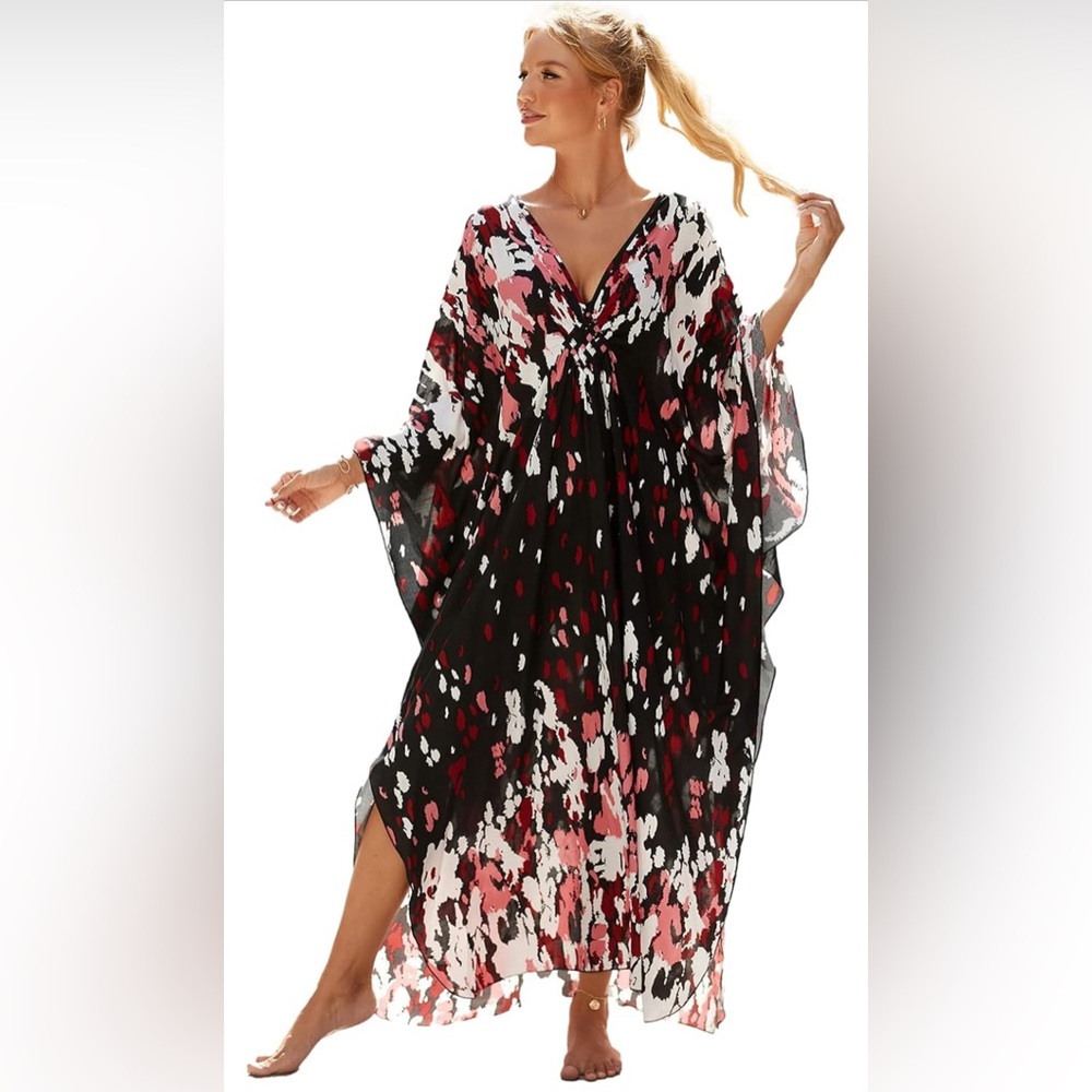 ⚡️❤️ Caftan Geometric Lounge Beach Cover up